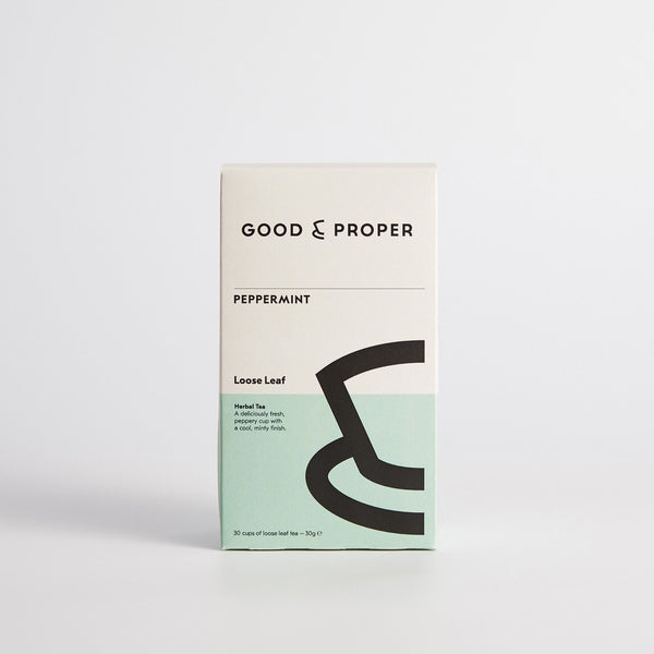 Boîte de thé Menthe Poivrée en feuilles – 30g – Good & Proper Tea