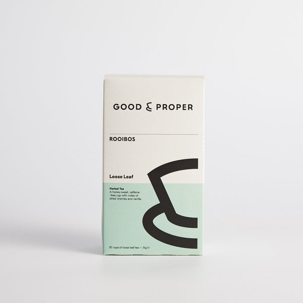 Boîte de thé Rooibos en feuilles – 75g – Good & Proper Tea