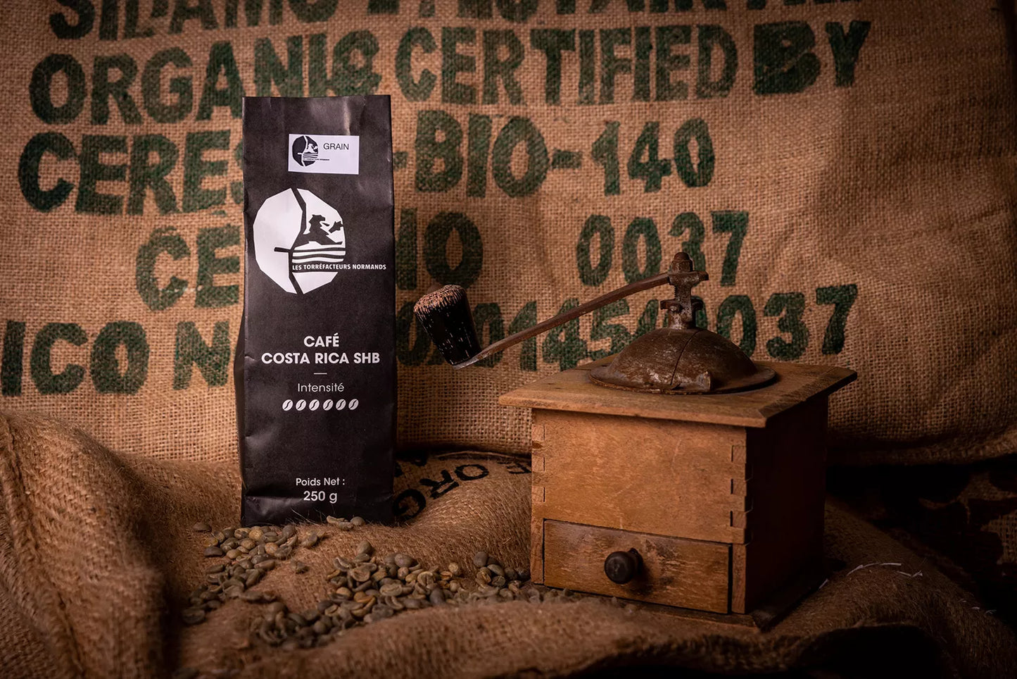 Les Torréfacteurs Normands – Costa Rica – 250g – Café moulu