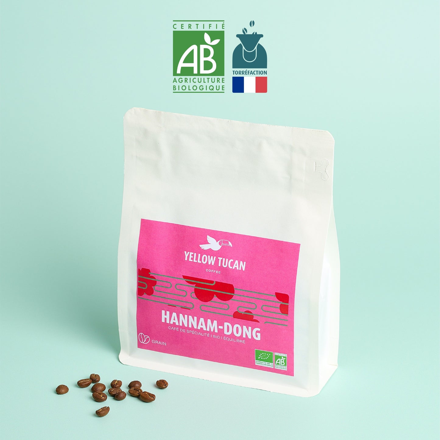 Yellow Tucan – Café de spécialité Bio Hannam-Dong – 250g – Café en grain