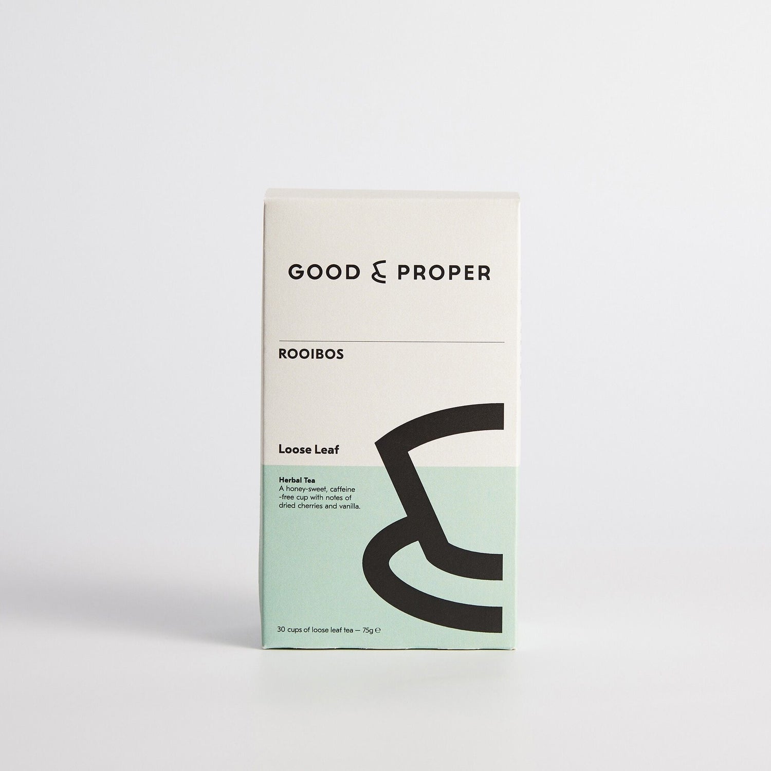 Boîte Good & Proper Tea Rooibos en feuilles.