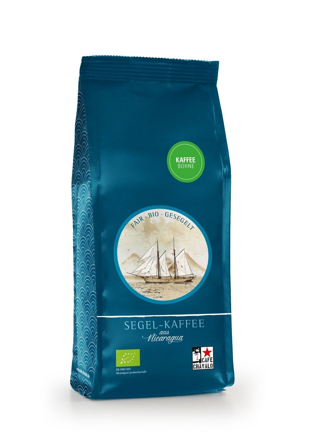 Paquet Café Chavalo Segel-Kaffee Nicaragua.