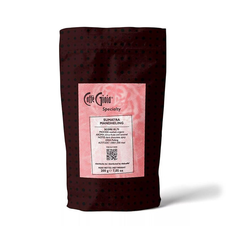 Paquet Caffè Gioia Sumatra Mandheling Reine Ketiara 200 g.