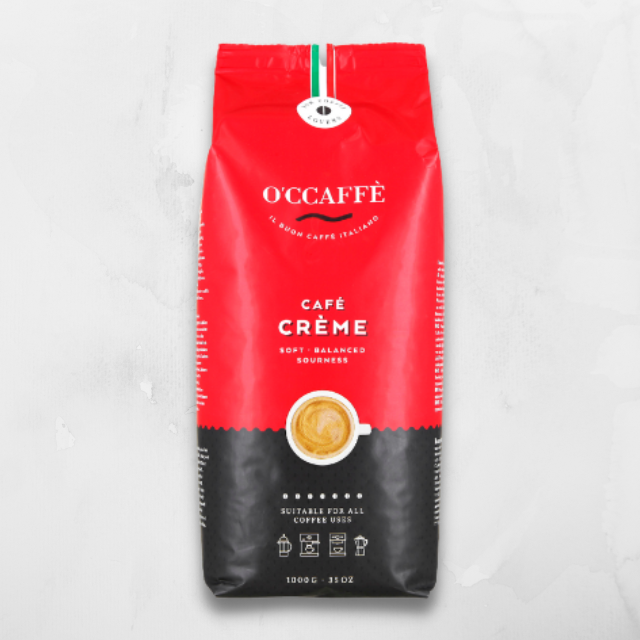 Paquet Italvi Cafè Creme 1 kg café en grains.