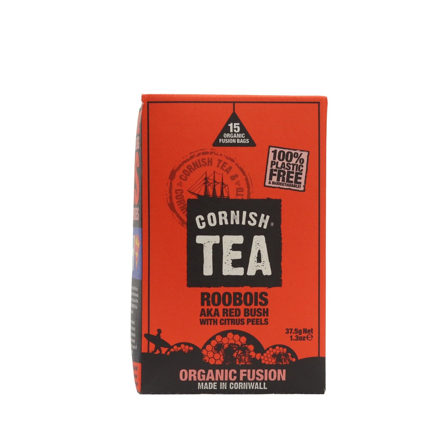 Boîte de thé Fusion Rooibos en feuilles – 90g (6x15g) – Cornish Tea & Coffee