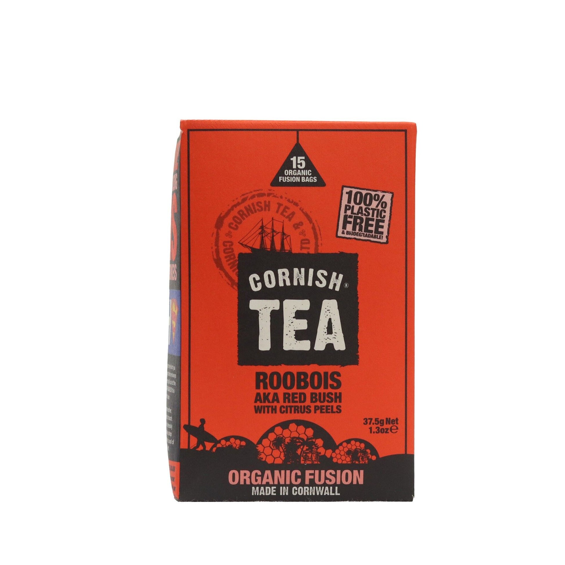 Boîte de thé Fusion Rooibos en feuilles – 90g (6x15g) – Cornish Tea & Coffee