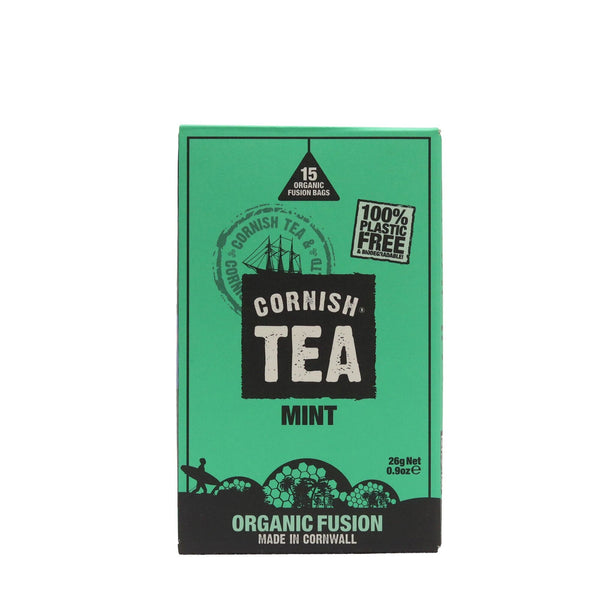 Boîte de thé Fusion Menthe en feuilles – 90g (6x15g) – Cornish Tea & Coffee
