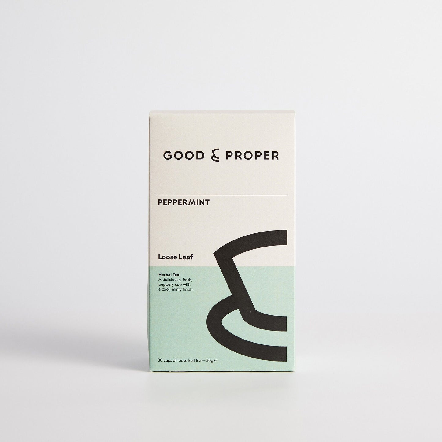 Boîte de thé Menthe Poivrée en feuilles – 30g – Good & Proper Tea