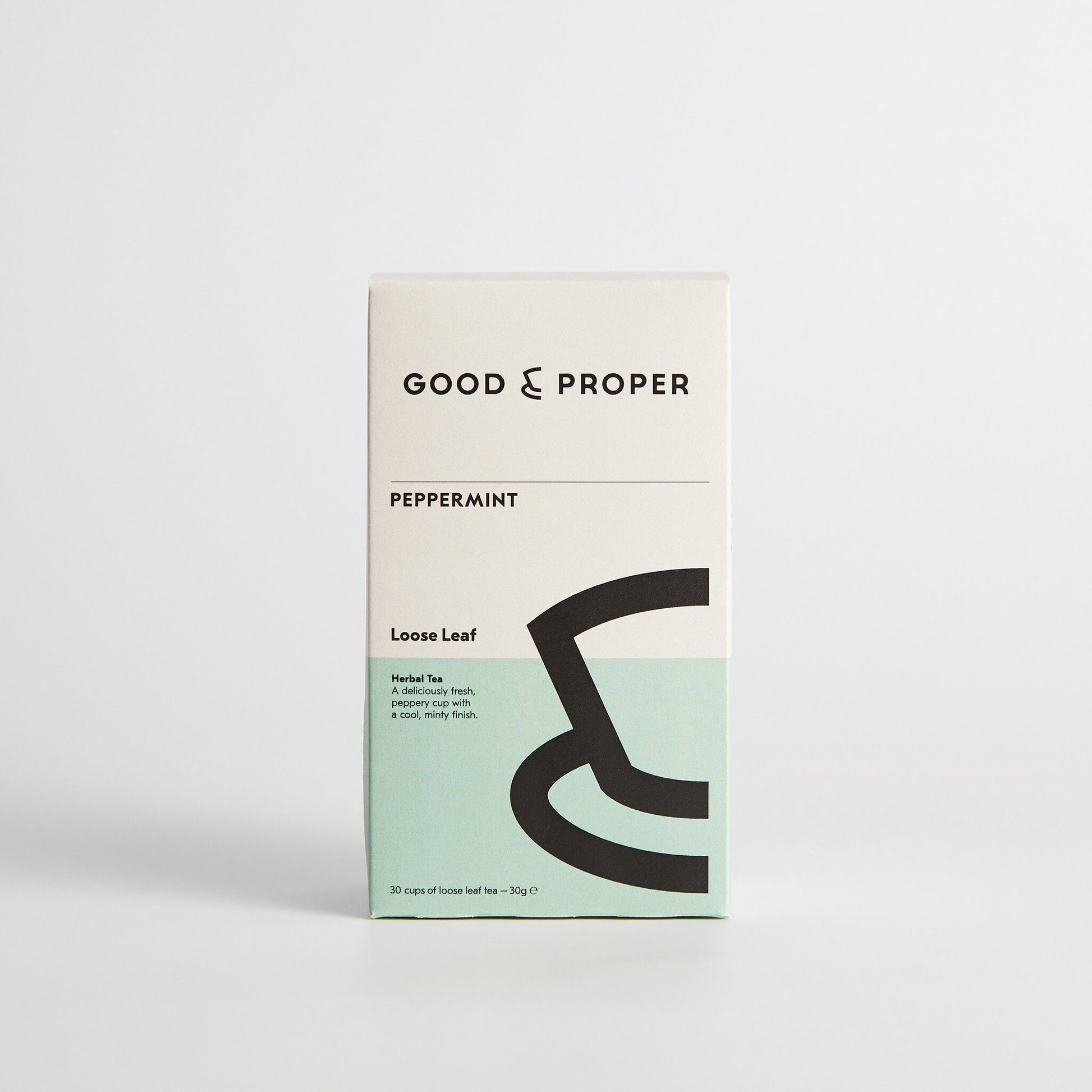 Boîte de thé Menthe Poivrée en feuilles – 30g – Good & Proper Tea