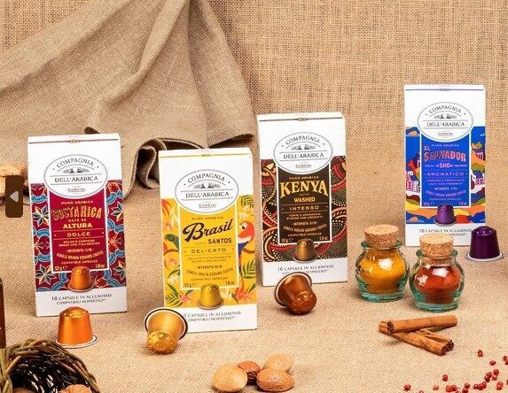 Corsini Capsules Costa Rica 100% Arabica compatibles Nespresso x10 - café en capsule, détail