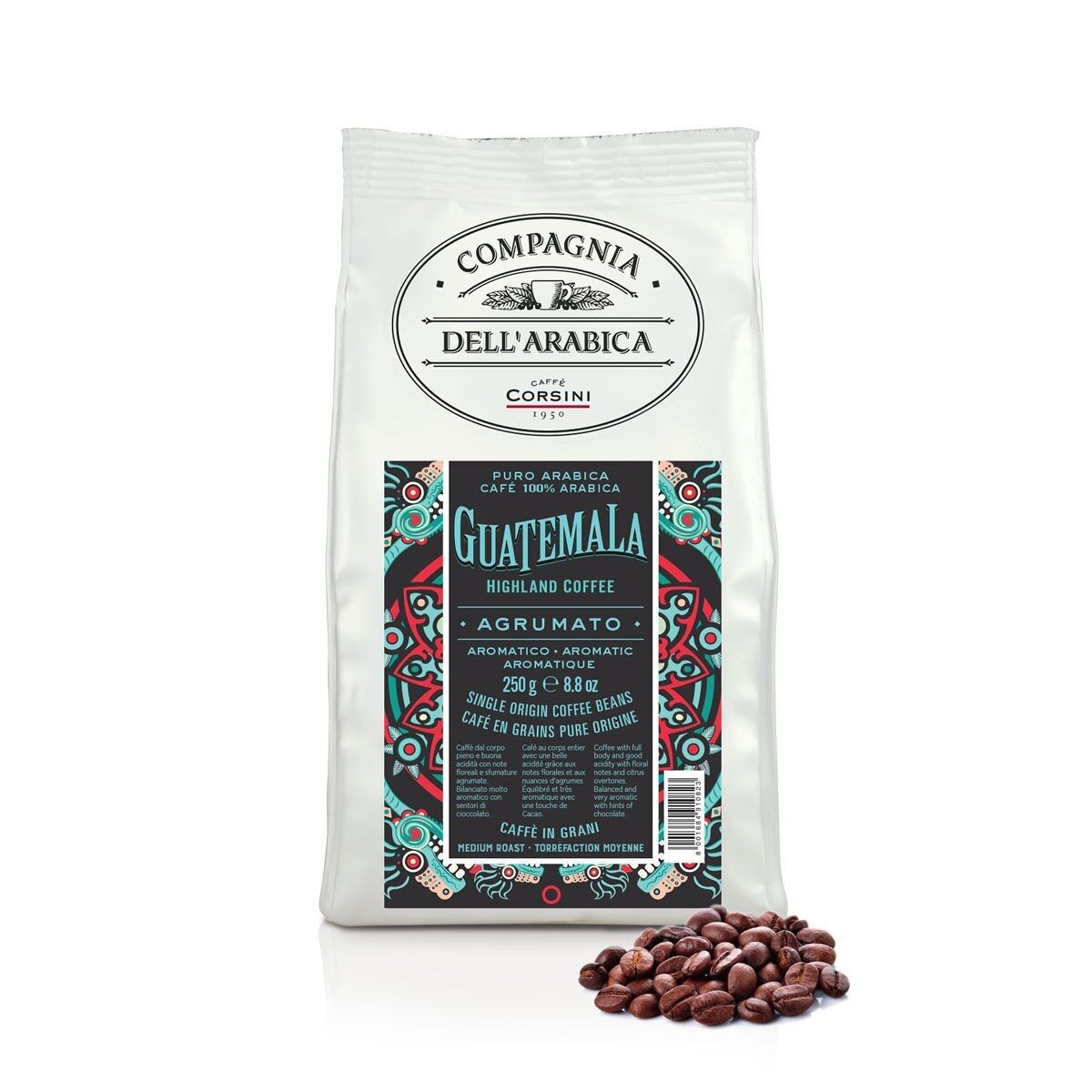 Corsini Guatemala 100% Arabica 250g - café en grain