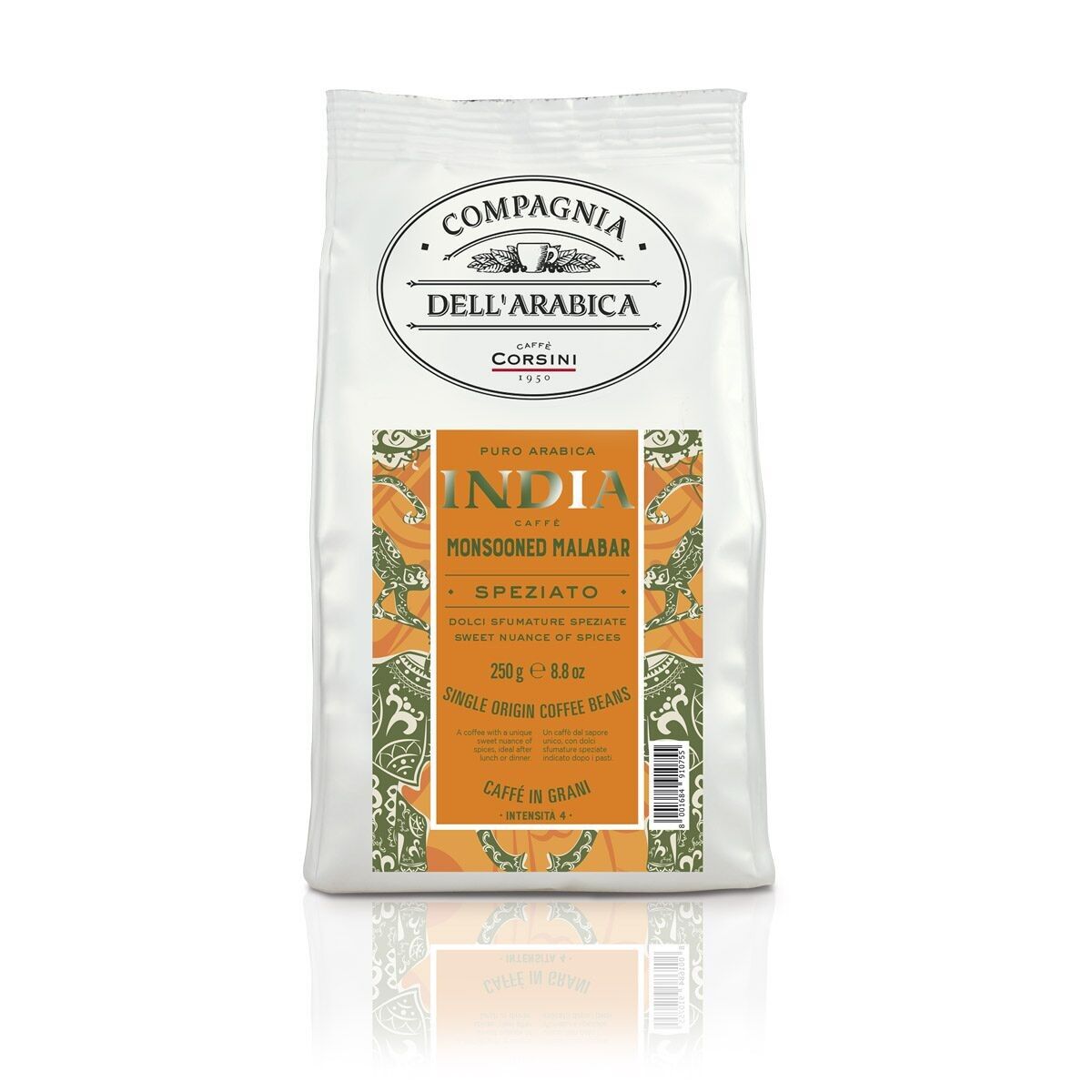 Corsini India 100% Arabica 250g - café en grain