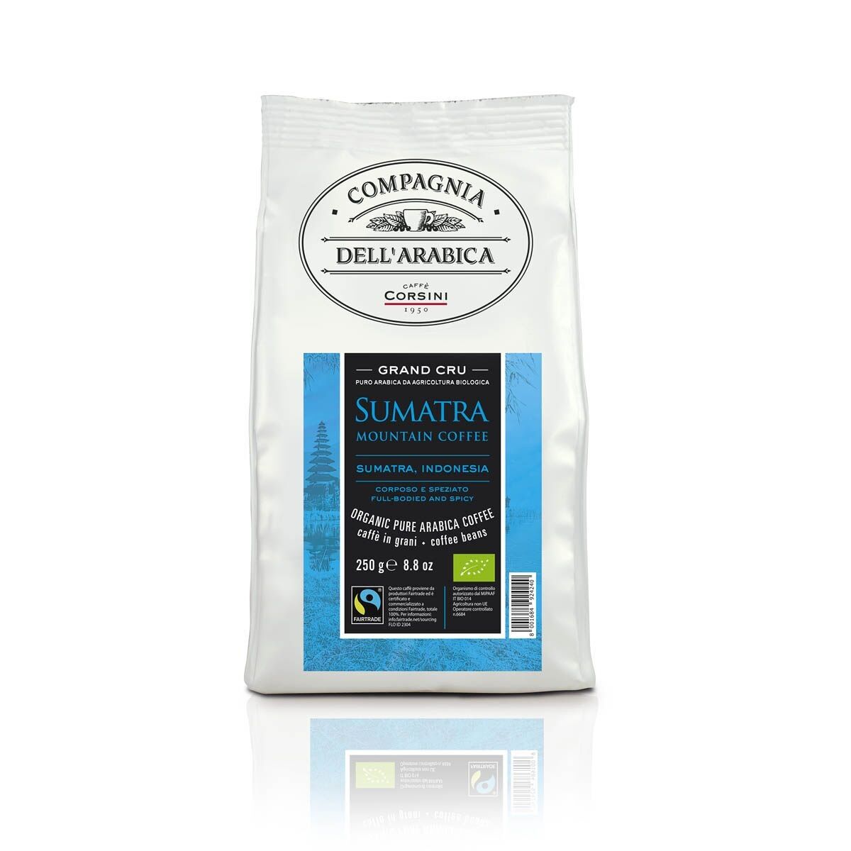 Corsini Sumatra Bio & Équitable Indonésie 250g - café en grain