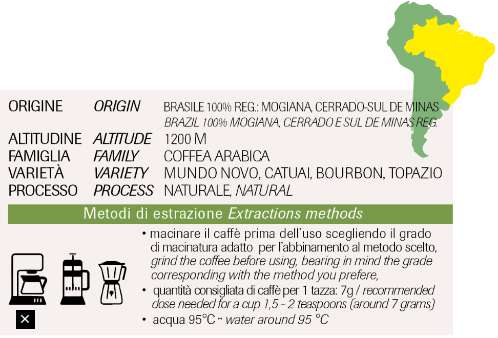 Torrefazione Adriatica – Brésil 100% Arabica – 250g – Café en grain - café en grain - visuel 3