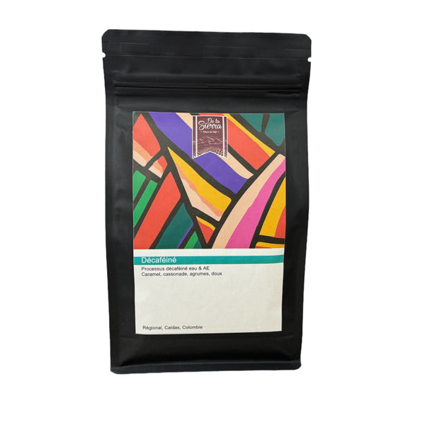 De La Sierra Café Castillo Décaféiné Colombie 250g - café en grain décaféiné