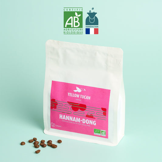 Yellow Tucan – Café de spécialité Bio Hannam-Dong – 250g – Café en grain
