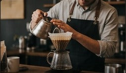 Préparation d'un café filtre